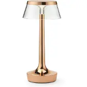 Flos Design-pöytävalaisin Bon jour unplugged, himmennettävä, Kupari, Eteinen, Synteettinen materiaali, Design