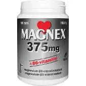 Magnex 375 mg + B6-vitamiini 180 tabl. ravintolisä