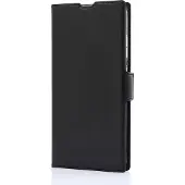 Wave Book Case, Samsung Galaxy S25 Ultra 5G, musta