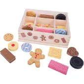 Bigjigs Wooden Box with Cookies