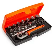 Bahco 25kpl hylsysarja - 1/4 tuuman asema