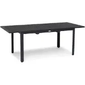 Hillerstorp Nydala Ruokapöytä 96x200/280 cm Musta