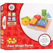 Bigjigs Wooden Shapes Stacking Game 17dlg.