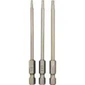 Bosch Powertools 3-os. ruuvauskärkisarja Torx-koloruuveille (T) T8, T10, T15, 89 mm
