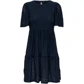JDY Jdycarla Cathinka S/S Dress Jrs Noos - Navy - XS