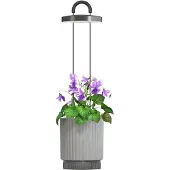 Click & Grow - x HydroVase LED Kasvivalaisin Harmaa