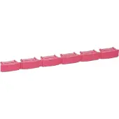 LK Väri code bar Punainen for patchpanel 6port