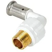 HENCO INDUSTRIES NV Henco puristuskulma 90° PVDF 20 mm x 34 puristin/ulkokierre