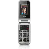 Beafon SL645plus LTE, Silver Line, isonäppäiminen flip-matkapuhelin, musta