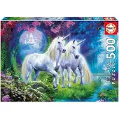 Educa 500 Unicorns in the Forest palapeli