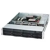 Supermicro SC825 TQC-R802LPB - Kotelot - Server (Rack) - Musta