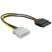 DeLOCK – Cable SATA 15 pin HDD to 4 pin male – straight (60100)