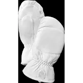 Hestra Leather Box Mitt Off White Retkeilykäsineet 4