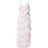 Vila Luna Strap Ankle Hihaton Midi-mekko