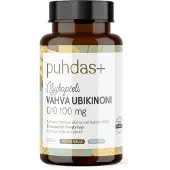Puhdas+ Vahva Ubikinoni Q10 100 mg Extra-neitsytoliiviöljyssä 60 kaps