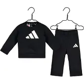 Adidas Treenipuku 'Essentials' musta / valkoinen
