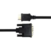 Deltaco – HDMI / DVI-D-kaapeli, 1 m, musta (100021)