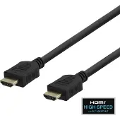 Deltaco – Nopea HDMI-kaapeli Ethernetillä, 7 m, musta (100016)