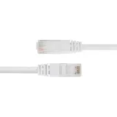 Deltaco – Verkkokaapeli, Cat6, U/UTP, 24 AWG, LSZH, 1 m, valkoinen (210007)