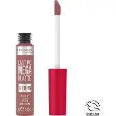 Rimmel Huulipuna - LONDON - Kestävä Mega Matte - 110-poskipuna - 74 Ml - Sivellin levitys