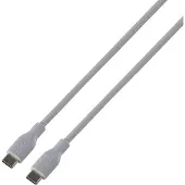 Deltaco USB-C Latauskaapeli 60W Silikoni - Harmaa - 1,5m