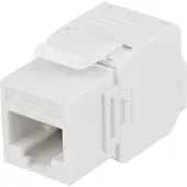 Deltaco Keystone-liitinmoduuli, UTP Cat6a, AWG 28, työkaluton asennus