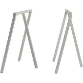 HAY Loop Stand pukkijalat, 2 kpl, harmaa