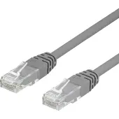 Deltaco TP-6 U/UTP Cat6 harmaa verkkokaapeli