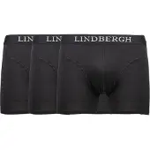 Lindbergh Basic Bamboo Boxers 3 Pack - Black - XXL