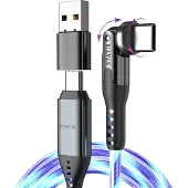 Statik Kaapeli PowerPivot Pro Hehkuva LED USB-C USB-C:hen 1m