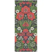 Ekelund - Julblommor Kaitaliina 35x80 cm Punainen