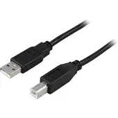 Deltaco USB-A - USB-B kaapeli