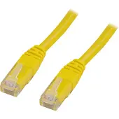 Deltaco – U/UTP Cat6 laitekaapeli, 20m, keltainen (TP-620GL)
