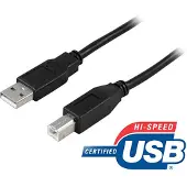 Deltaco USB-A - USB-B kaapeli