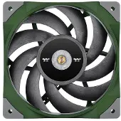 Thermaltake Toughfan 12 Racing Green High Static Pressure Radiator Fan, Tuuletin, 12 cm, 500 RPM, 2000 RPM, Vihreä (CL-F117-PL12RG-A)