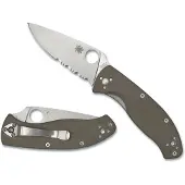 Spyderco Tenacious Linerlock Brown G10