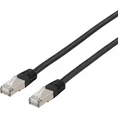 Deltaco – U/FTP Cat6a laitekaapeli, LSZH, 20m, musta (STP-620SAU)