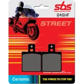SBS 23-646HF Ceramic Honda CRM125R/NSR125 taakse jarrupalat