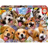 Educa Puppies Selfie, Howard Robinson 1000p palapeli