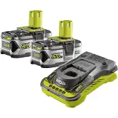 Ryobi Tarvikesarja RC18150-250; 18 V; 2x5,0 Ah akku + laturi