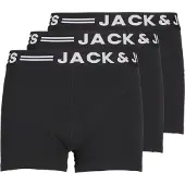 Jack & Jones Sense Trunks 3-Pack Noos Mni - Black - 104