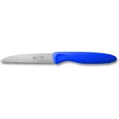 Robert Herder straight classic peeling knife Stainless Steel, blue, 8,5 cm