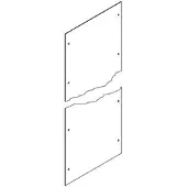 Cubic Väliseinälevy SP DVSP10X2