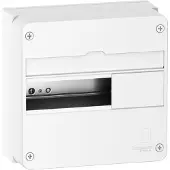 Schneider Electric Kansi seinäasennettava ryhmä Resi9 CX-levy 1 rivi 13 moduulia Valkoinen RAL9003 ilman ovea
