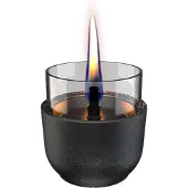 Tenderflame Violet 8 Black Lava Porcelain