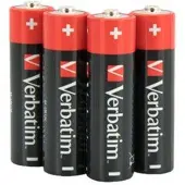 Verbatim – Alkaline battery AA 4 Pack shrink (49501)