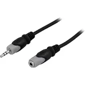 Deltaco 3.5 mm uros-naaras äänikaapeli