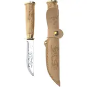 Marttiini Lapp 235010 Stainless, Curly Birch, fixed knife