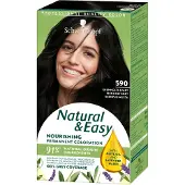 Schwarzkopf Natural & Easy Hair Color 590 Ebenholts Svart
