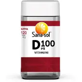 Sana-Sol Helposti nieltävä D-vitamiini 100 mikrog